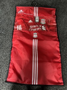 Genuine Adidas Liverpool Tech Fit Player Issue Home Shirt 2010-12 Hanger Bag M for sale on Ebay