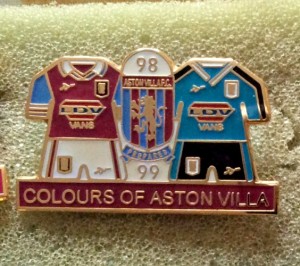 Aston Villa Football Club Twin Kit Badge for sale on Ebay