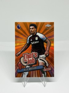Topps Chrome Premier League 2026 - Aston Villa - Ollie Watkins Thats His Job /25 for sale on Ebay