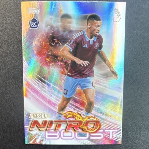 Topps Premier League Nitro Boost Insert NB3 Alysson Aston Villa Rookie 2026/27 for sale on Ebay