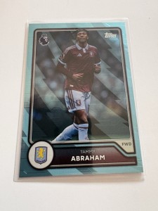 Topps Flagship Premier League 26/27 Tammy Abraham Blue Voltage Aston Villa for sale on Ebay