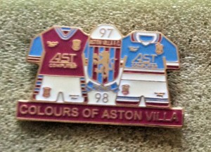 Aston Villa Football Club Twin Kit Badge for sale on Ebay