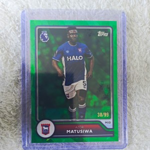 Topps Premier League Azor Matusiwa Ipswich Town #279 Green Parallel 38/99 for sale on Ebay