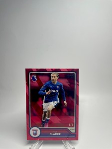 Topps Premier League 2026/27 Jack Clarke Ipswich Town Red Cracked Ice 5/5 #286 for sale on Ebay