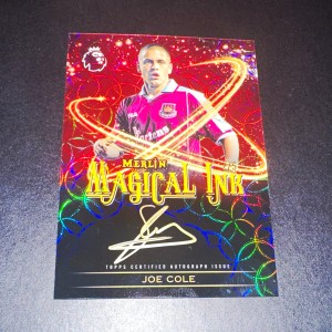 Topps Premier League Merlin 2026 Joe Cole West Ham Magical Ink ON CARD Auto 2/5 for sale on Ebay