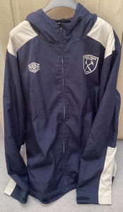 WEST HAM UMBRO SHOWER JACKET WITH HOOD XXL for sale on Ebay