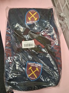 WEST HAM UNITED BLUE/MAROON BNWT SMALL HOLDALL - CG BC4 for sale on Ebay