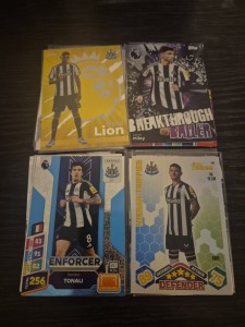 Newcastle Football Card Hits Topps & Panini Premier League Bundle for sale on Ebay