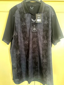 Castore Newcastle United Away Shirt Black 3XL Adults Short Sleeve for sale on Ebay