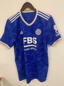 Adidas Leicester City Home Shirt 2021-2022 UK Large CG N21 for sale on Ebay