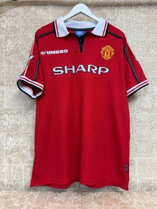 Manchester United 1998-2000 home football shirt 'Beckham no7' size 2XL - CG S86 for sale on Ebay