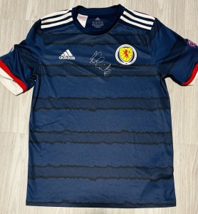 Ryan Christie Signed Scotland shirt / COA for sale on Ebay
