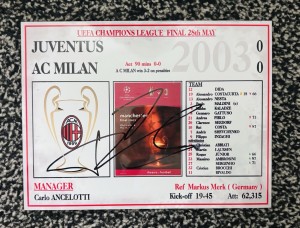 Andriy Shevchenko Signed AC Milan 8x6” Sign / COA for sale on Ebay