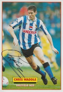 Chris Waddle - SHEFFIELD WEDNESDAY - Signed 6 x 4 'Soccer Stars' Card for sale on Ebay