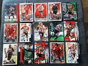 SOUTHAMPTON COLLECTION OF 15 HAND SIGNED FOOTBALL TRADING CARDS for sale on Ebay