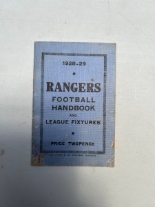 Rangers Wee Blue Book 1928-1929 for sale on Ebay