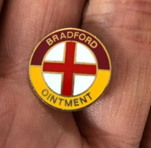 RARE BRADFORD CITY OINTMENT HOOLIGAN CASUALS ENAMEL PIN BADGE for sale on Ebay