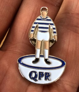 RARE QUEENS PARK RANGERS QPR SUBBUTEO PLAYER  ENAMEL PIN BADGE for sale on Ebay