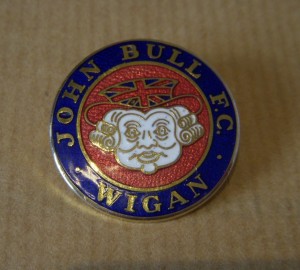 JOHN BULL FOOTBALL CLUB WIGAN BADGE - JOHN BULL FC for sale on Ebay