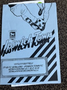 SeinajokiFinland V Ipswich Town Football Programme Pre Season Friendly 22 7/1992 for sale on Ebay