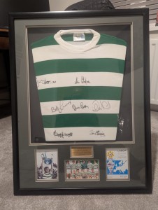 Celtic Fc Lisbon Lions Framed Signed Shirt. for sale on Ebay