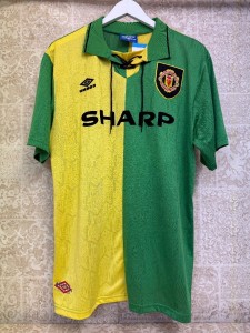 Umbro Manchester United 1992-94 away third shirt no.10 size 2XL - CG S86 for sale on Ebay