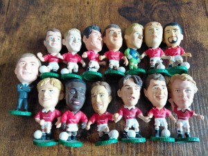Joblot Man United Corinthian Figures. 95/96. Manchester United.Keane,Cruyff. for sale on Ebay
