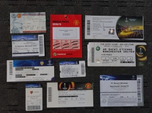 10 x Manchester United UEFA Champions League Tickets Aways Media Pass Final  for sale on Ebay