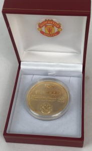 Manchester United 1957 Division 1 League Champions Medal in Celebration Box -E18 for sale on Ebay
