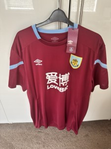 Burnley FC Training Top XXL for sale on Ebay