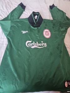 Liverpool Reebok Goalkeepers Top Season 96/97 for sale on Ebay