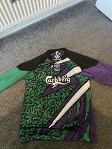adidas Liverpool Goalkeepers Shirt Gerrard 8 XL Long Sleeve Carlsberg for sale on Ebay