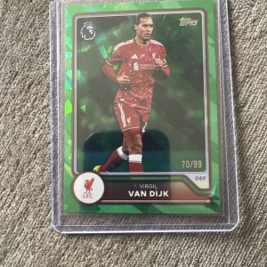 Topps Flagship PL. 2026. Virgil Van Dijk /99. Liverpool. for sale on Ebay