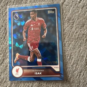 Topps Flagship. Premier League 2026 Alexander Isak /150 Liverpool for sale on Ebay