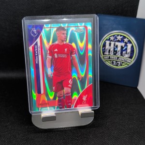 Topps Chrome Premier League 2025-26 Milos Kerkez Liverpool Raywave /199 for sale on Ebay
