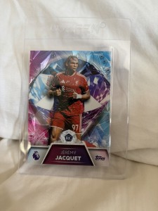 Topps Flagship DIAMOND ROOKIE Jeremy Jaquet Liverpool 26/27 for sale on Ebay