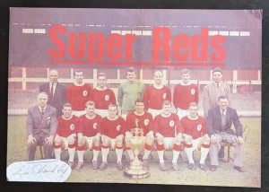 LIVERPOOL Managers signed 1964 Team photo BILL SHANKLY BOB PAISLEY JOE FAGAN for sale on Ebay