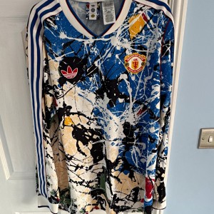 adidas Manchester United stone roses Shirt XL Long Sleeve worn once for sale on Ebay