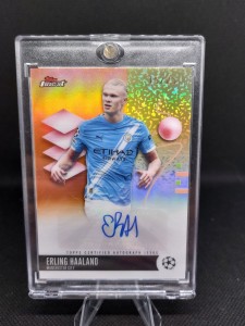 Erling Haaland Autograph 15 /25 Topps Finest UCC 2025/26  Manchester City for sale on Ebay
