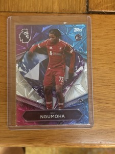 Rio Ngumoha Liverpool Diamond Rookie Card Case Hit Topps for sale on Ebay