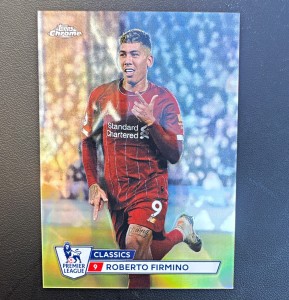Topps Chrome Premier League Classics Insert CC15 Roberto Firmino Liverpool for sale on Ebay