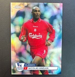 Topps Chrome Premier League Classics Insert CC16 Anelka Liverpool for sale on Ebay
