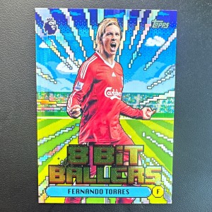 Topps Premier League 8 Bit Ballers Insert 8B 13 Fernando Torres Liverpool 26/27 for sale on Ebay