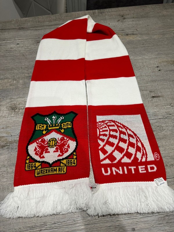 Wrexham AFC United Airline Scarf for sale on Ebay