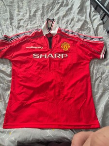 Manchester United 1998/00 Home Shirt Umbro #6 STAM Treble Men's XL EXCELLENT for sale on Ebay
