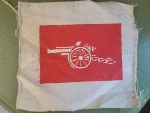 Vintage 1950s Arsenal Printed Jersery Badge? for sale on Ebay