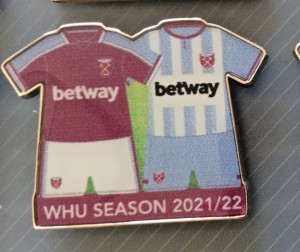 West Ham United Football Club Twin Kit 2021-22 Badge for sale on Ebay