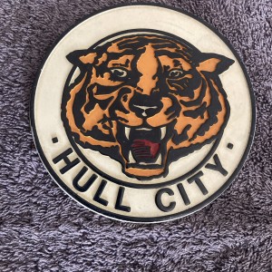 Vintage Hull City plastic coaster 1970s for sale on Ebay