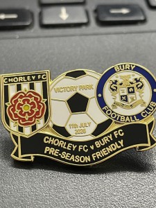 2026/27 CHORLEY FC V BURY FC - FRIENDLY - BADGE for sale on Ebay