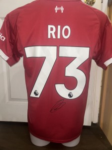 Rio Ngumoha signed Liverpool 25/26 Home Shirt  COA for sale on Ebay